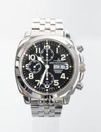 Zeno-Watch Basel Pilot Automatic Chronograph, met garantie, Overige merken, Staal, Staal, Polshorloge