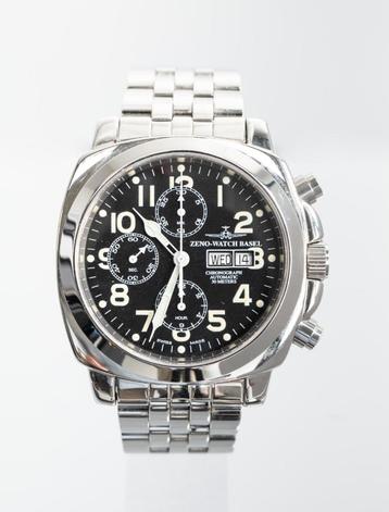 Zeno-Watch Basel Pilot Automatic Chronograph, met garantie beschikbaar voor biedingen