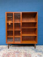 Midcentury vitrinekast, jaren 60, Deens design, Ophalen, Huis en Inrichting
