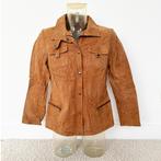 Mooie Leren Yessica Jas (Maat 46) € 70,-, Bruin, Ophalen of Verzenden, Maat 46 (S) of kleiner, Yessica