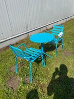 Bistroset blauw nieuw uit de verpakking, Tuin en Terras, Tuinsets en Loungesets, Nieuw, Ophalen of Verzenden, 2 zitplaatsen