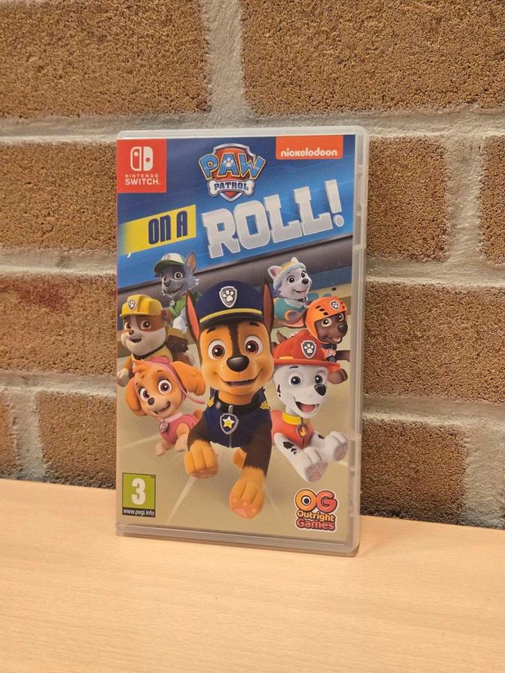 Paw Patrol On A Roll - Nintendo Switch, Spelcomputers en Games, Games | Nintendo Switch, Zo goed als nieuw, Platform, 1 speler