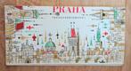 Stadsplattegrond vintage van Praag jaren 50, 1800 tot 2000, Europa Overig, Ophalen of Verzenden, Landkaart