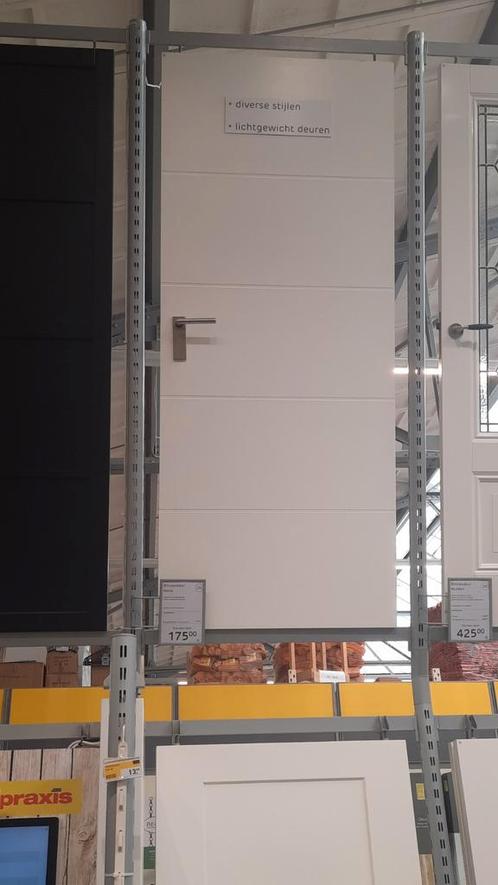 Nieuwe opdekdeur Nova, Doe-het-zelf en Verbouw, Deuren en Horren, Nieuw, Binnendeur, 200 tot 215 cm, 80 tot 100 cm, Ophalen