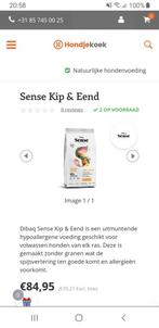 Dibaq Sense kip&eend  hoge kwaliteit hondenvoer 50%korting, Hond, Ophalen of Verzenden