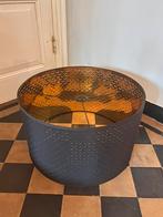 Ikea lampenkap Nymö (zwart & goud), Huis en Inrichting, Ophalen, 25 tot 50 cm, Zwart, Rond
