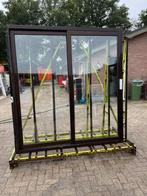 Aluminium schuifpui met dubbel glas, Doe-het-zelf en Verbouw, Kozijnen en Schuifpuien, Ophalen, Gebruikt, 225 cm of meer, Aluminium