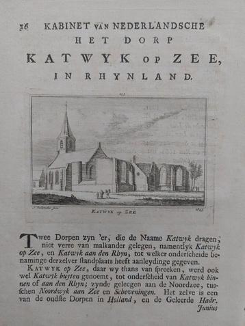 103 / Katwyk op Zee - Katwijk op Zee Gravure A. Rademaker beschikbaar voor biedingen