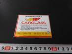 sticker CARGLASS  AA620, Verzamelen, Stickers, Ophalen, Zo goed als nieuw