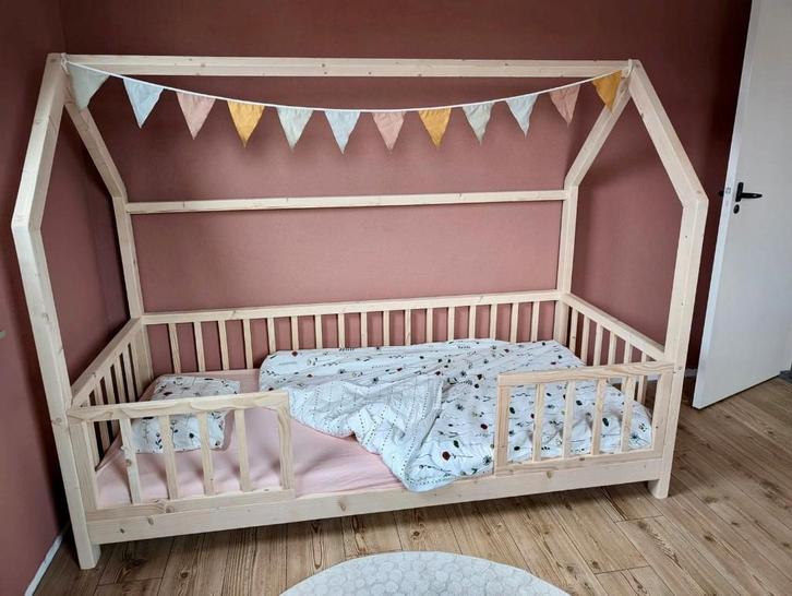 Huisbed kinderbed op maat! Bed volgens je eigen idee!, Kinderen en Baby's, Kinderkamer | Bedden, Nieuw, 180 cm of meer, 70 tot 85 cm