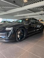 Porsche Taycan 2021 Zwart LUCHTVERING - GEEN INRUIL, Auto's, Automaat, Achterwielaandrijving, Zwart, Elektrisch