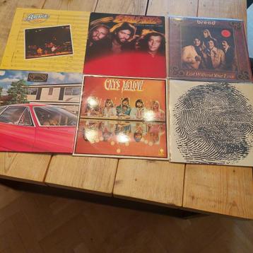 30 LP s  Rock, Pop Santana, Yes, War, Stones beschikbaar voor biedingen