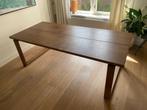 Grote eikenhouten eettafel 220x100 – IKEA MÖRBYLÅNGA, Huis en Inrichting, Tafels | Eettafels, Ophalen, Gebruikt, 100 tot 150 cm