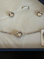 Aura Swarovski Sieraden Set - Nieuwstaat, Overige merken, Glas of Kristal, Ophalen of Verzenden, Zo goed als nieuw