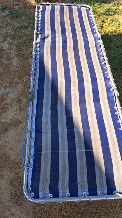 Zonnestretcher te koop merk Crespo, Caravans en Kamperen, Kampeeraccessoires, Zo goed als nieuw, Ophalen