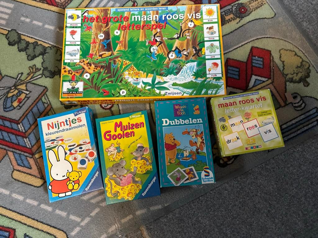 Verschillende leuke spelletjes voor kinderen, Ophalen, Gebruikt, Jongen of Meisje
