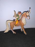 Schleich Elf op Eenhoorn, Kinderen en Baby's, Speelgoed | Poppen, Ophalen of Verzenden, Zo goed als nieuw, Overige typen