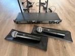 2x Shure ULX24-SM58 (M2, 662-698 MHz) handheld draadloos, Muziek en Instrumenten, Microfoons, Ophalen of Verzenden, Zo goed als nieuw