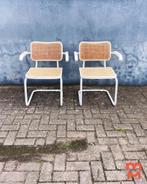 Vintage thonet eetkamerstoelen (2 stuks), Huis en Inrichting, Stoelen, Gebruikt, Twee, Wit, Vintage