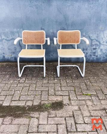 Vintage thonet eetkamerstoelen (2 stuks) beschikbaar voor biedingen