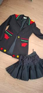 Carnavalskostuum dames carnavalsjas en tutu 36 38 igs, Carnaval, Ophalen of Verzenden, Kleding, Maat 36 (S)