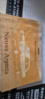 Instructie boekje Fiat Nieuwe Argenta  1983, Ophalen of Verzenden