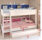 Parisot Stapelbed jongen/meisjes, Kinderen en Baby's, Kinderkamer | Stapelbedden en Hoogslapers, Ophalen, Zo goed als nieuw, Stapelbed