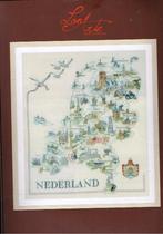 Cado aanbieding lanarte borduurpakket kaart van Nederland, Ophalen of Verzenden, Nieuw, Handborduren, Borduurpakket