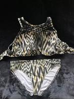 42C Zwart/Wit groen Bikini Set, Ophalen of Verzenden, Zo goed als nieuw, Zwart, Bikini