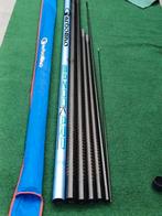 carbon hengel carbolino 9.5m, Ophalen, Zo goed als nieuw, Vaste hengel