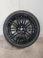 19' BMW 5 Serie G30 G31 Styling 664M Zwart met winterbanden, Auto-onderdelen, Banden en Velgen, 245 mm, Banden en Velgen, Winterbanden