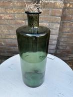 Vaas, Ophalen of Verzenden, Minder dan 50 cm, Groen, Glas