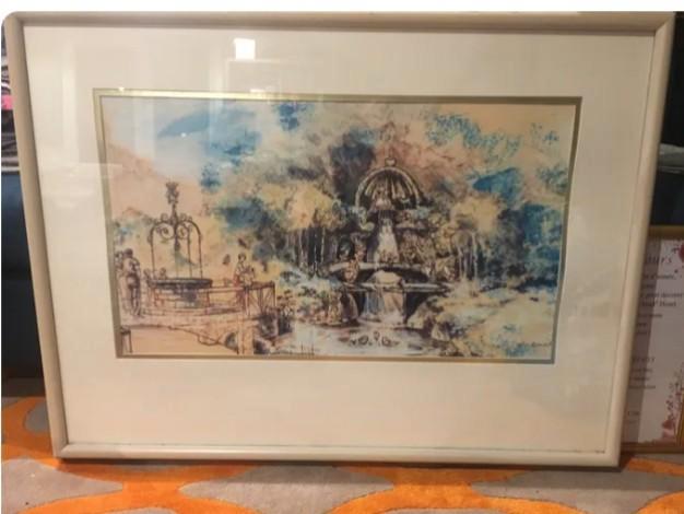 Euro Disney Disneyland Paris Schilderij & Meubels, Antiek en Kunst, Kunst | Tekeningen en Foto's, Ophalen of Verzenden