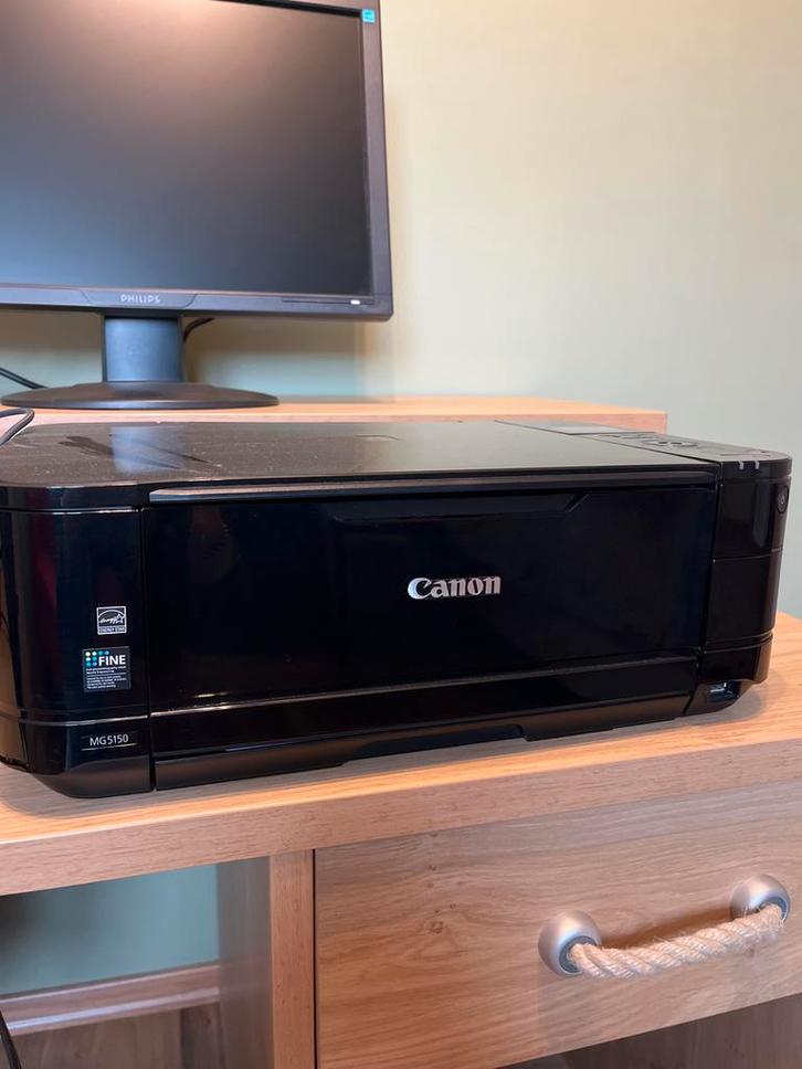 Canon MG5150 All-in-One Printer, Computers en Software, Printers, Gebruikt, All-in-one, Inkjetprinter, Kleur printen, Draadloos