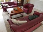 Banken / complete zithoek., Ophalen, Gebruikt, Hout, Zie afbeelding