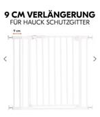 NIEUW! Hauck traphek verlengen 9 cm metaal wit €6,99, Overige typen, Nieuw, Ophalen of Verzenden, Metaal of IJzer