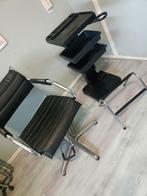 Kappersstoel en wasbak, Ophalen of Verzenden, Gebruikt, Wit