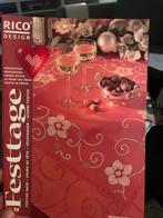 Borduurboekje Rico Design Festtage, Ophalen of Verzenden, Zo goed als nieuw, Handborduren, Patroon