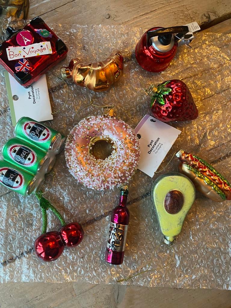 10 leuke/gekke kerstballen, Ophalen, Zo goed als nieuw