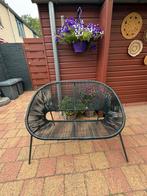 Tuinbank zwart (Haïti), Tuin en Terras, Tuinbanken, Ophalen, Zo goed als nieuw, Kunststof