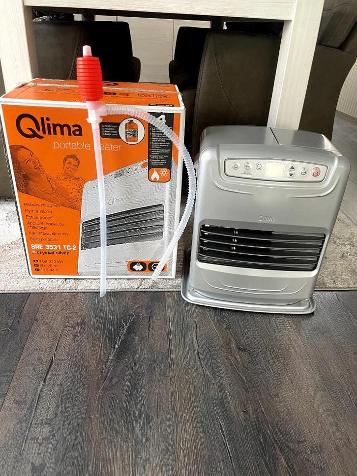 kachel  Qlima sre 3531-tc2.   bj 2024, Huis en Inrichting, Kachels, Zo goed als nieuw, Vrijstaand, Petroleumkachel, Overige brandstoffen