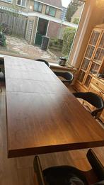 Extendable dining tafel, Huis en Inrichting, Tafels | Eettafels, Ophalen, Eikenhout, 200 cm of meer, 50 tot 100 cm