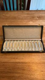 Messenlegger set, vintage, kristalglas, Ophalen of Verzenden