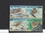 Wulp Vogels wwf wnwf Marshall Islands bedreigde diersoorten, Postzegels en Munten, Postzegels | Thematische zegels, Ophalen of Verzenden