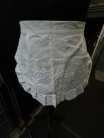 Antiek Frans broderie Dienst meisjes schort, Ophalen