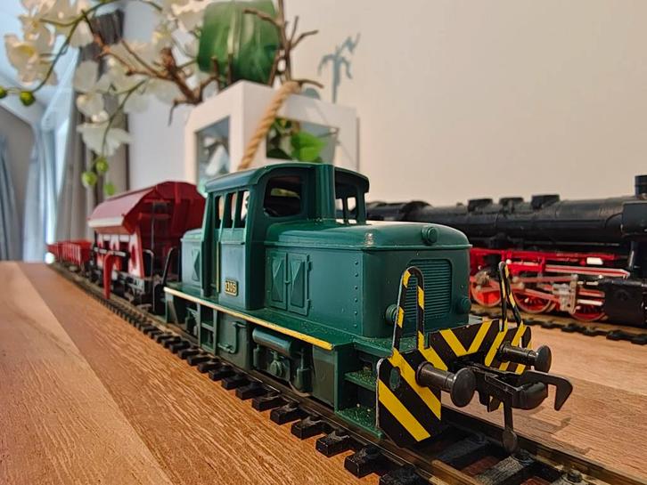 Fleischmann 1306 H0 DB Rangeerloc met 3 wagons, Hobby en Vrije tijd, Modeltreinen | H0, Gebruikt, Gelijkstroom, Fleischmann, Analoog