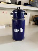 Melkbus blauw emaille, Antiek en Kunst, Antiek | Emaille, Ophalen of Verzenden
