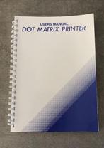 Universele handleiding matrix printers jaren '80., Computers en Software, Vintage Computers, Ophalen of Verzenden