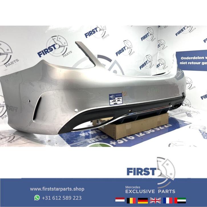 W205 FACELIFT AMG ACHTERBUMPER + DIFFUSER ORIGINEEL Mercedes, Auto-onderdelen, Carrosserie en Plaatwerk, Bumper, Mercedes-Benz