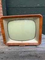 Philips oude antieke tv televisie met houten kast 1959, Ophalen